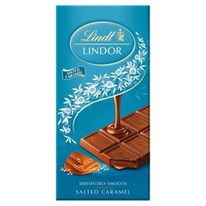 Lindt Lindor Salted Caramel Chocolate Bar 38g