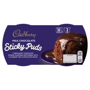 Cadbury Milk Chocolate Sponge Pudding 2 pack