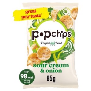 Popchips Sour Cream & Onion Potato Chips 85g