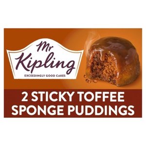 Mr Kipling Sticky Toffee Sponge Pudding 2 pack