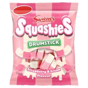 Swizzels Drumstick Squashies Strawberry & Cream PMP 1.15 120g