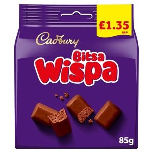 Cadbury Bitsa Wispa Chocolate Bag PMP 1.69 85g