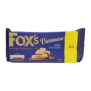 Fox's Viennese Milk Chocolate PMP 120g