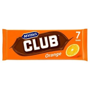 McVitie's Club Orange Bars PMP 7x22g