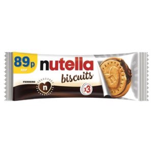 Nutella Crunchy Biscuits filled with Nutella PMP 3 pieces