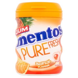 Mentos Pure Fresh Tropical Flavour Gum Rolls 2 x 15g