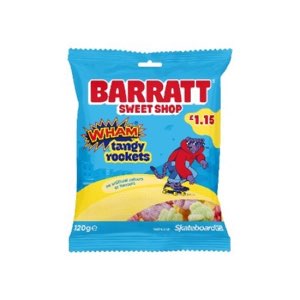 Barratt Sweet Shop Wham Tangy Rockets PMP 1.15 120g