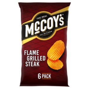 Mccoy'S Flame Grilled Steak Multipack Crisps 6 Pack