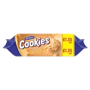 McVitie's White Chocolate Flavour Chip Cookies PMP 150g