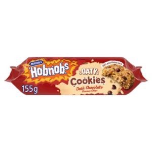 McVitie's Hobnobs Dark Chocolate Flavour Chips Oaty Cookies 155g