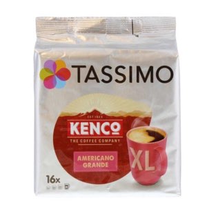 Tassimo Kenco Americano Grande XL Coffee Pods 16's